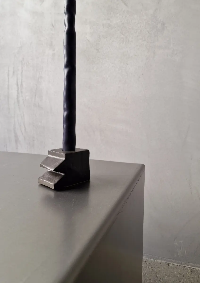 kiner ceramics - Chandelier Simple Mini 9 noir marron