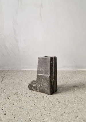 kiner ceramics - Chandelier Simple 3 noir blanc