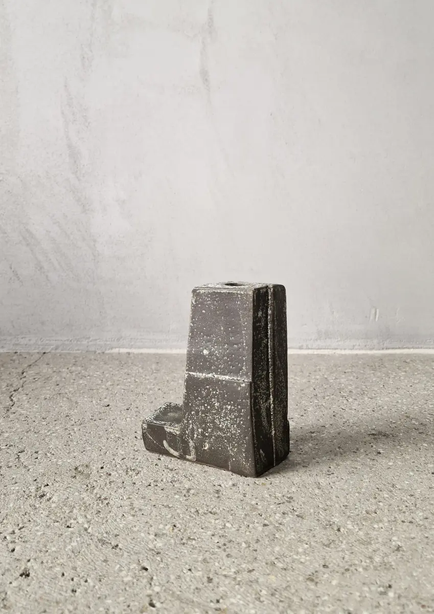 kiner ceramics - Chandelier Simple 3 noir blanc