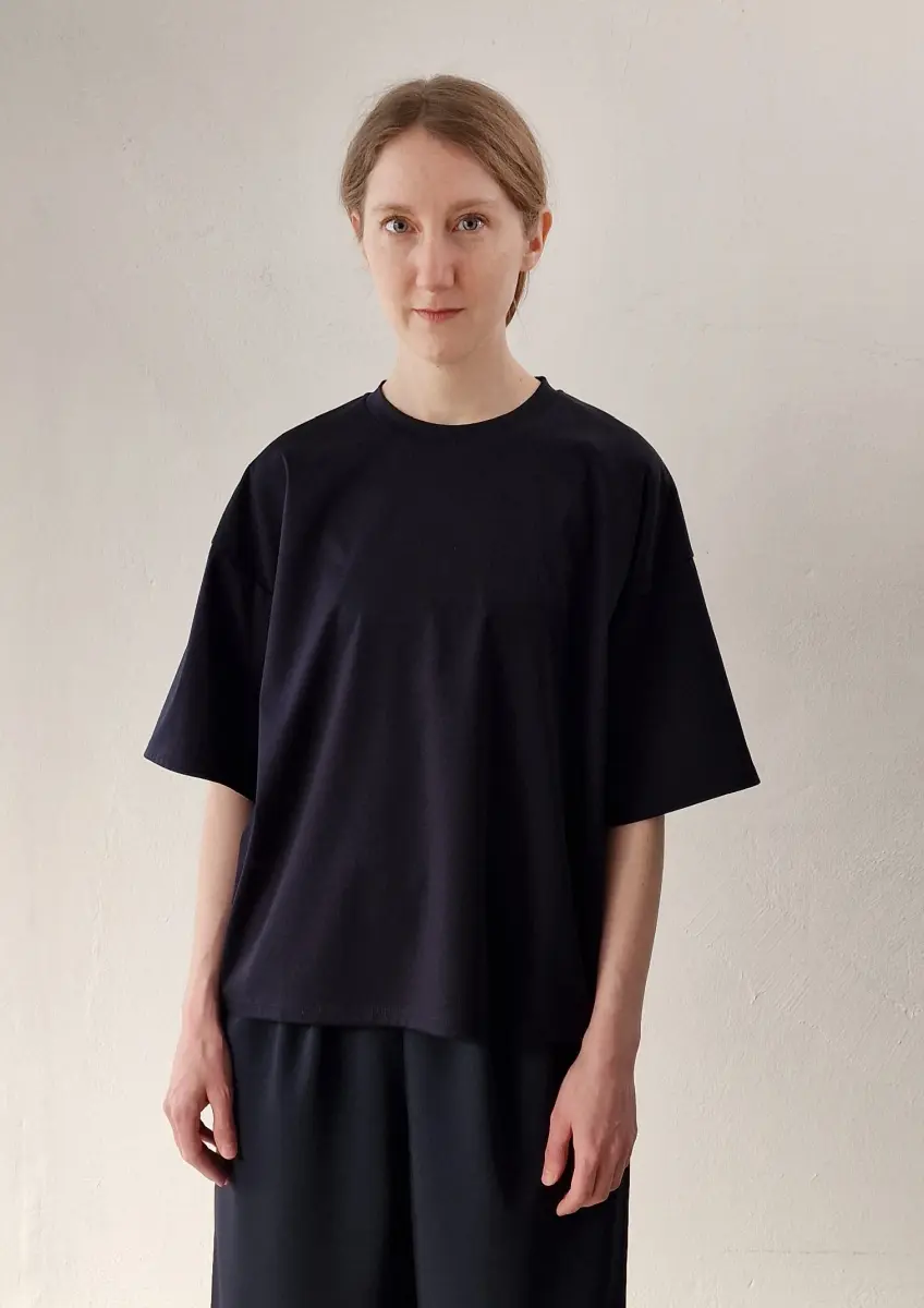 Graphpaper - Smooth T-Shirt navy