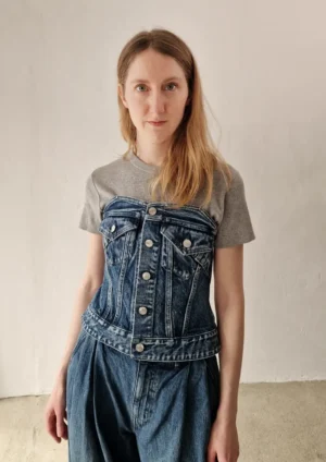 Tanaka - Bustier vintage blue