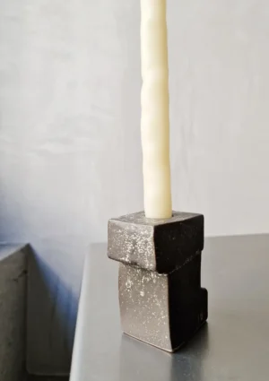 kiner ceramics - Chandelier Simple 1 noir blanc