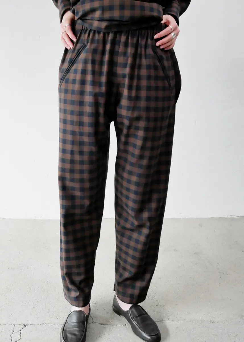 Claudia Bertini - Pants Mercato checks