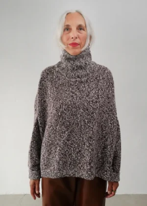Dusan - T-Neck Sweater wine
