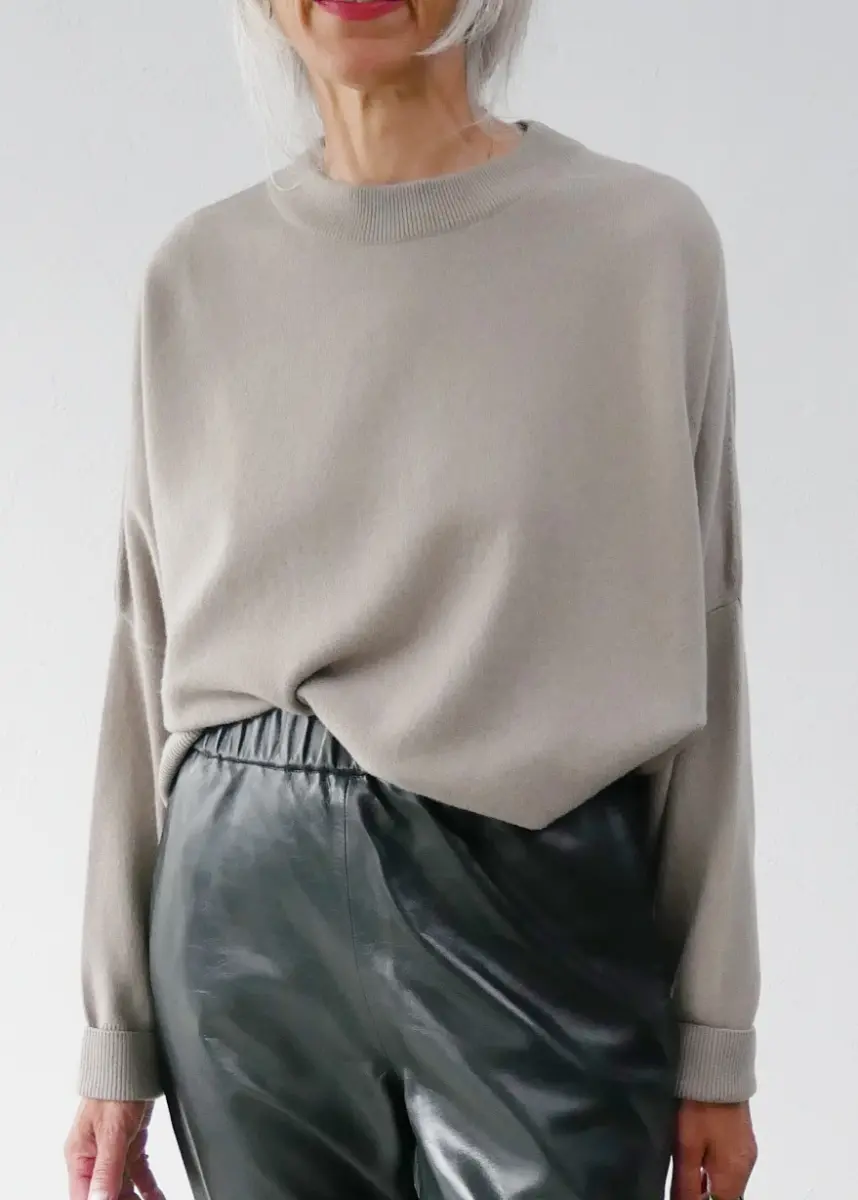 Dusan - Crew Neck Sweater tortora