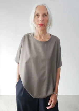 Dusan - Easy T-Shirt dark taupe