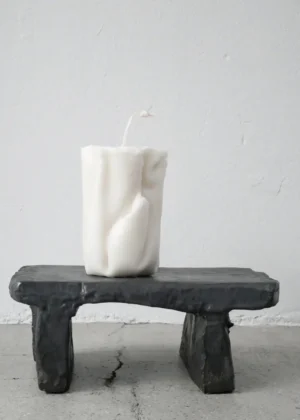 Oberflacht - Ghost cream + kiner ceramics - Table S noir irisé