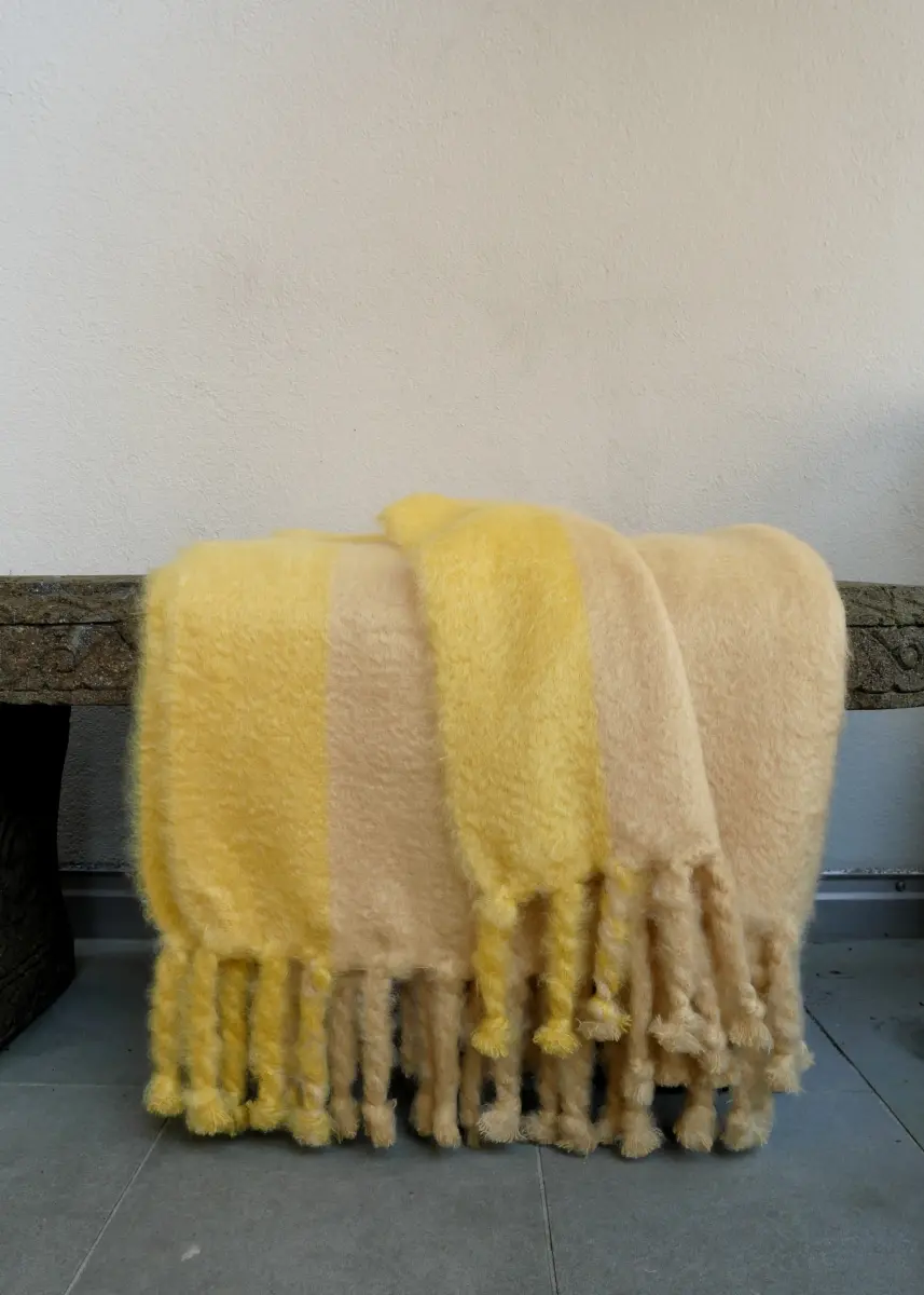 The Wren - Brume Blanket ambre