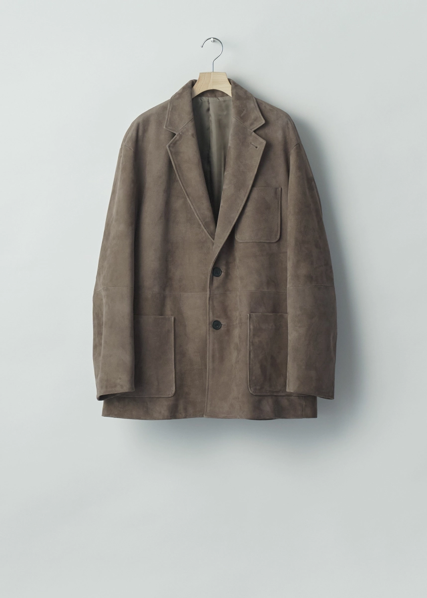 ssstein - Leather Blazer olive