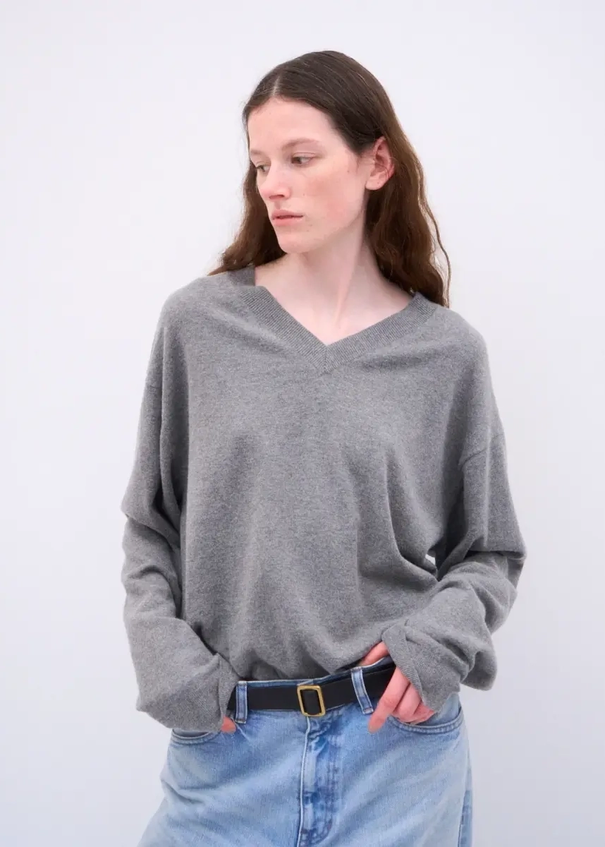 Aton - Denim Straight Pants indigo