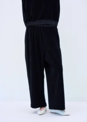 Aton - Velour Pants black