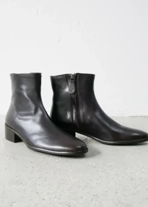 Dusan - Ankle Zip Boot fondente