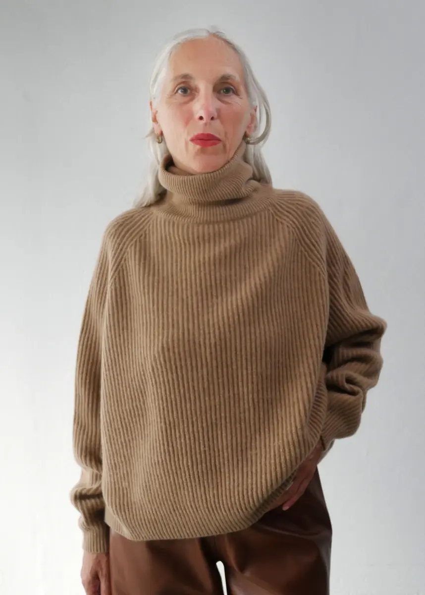Dusan - Raglan Sweater camel