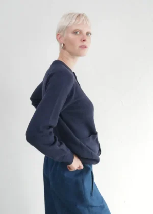 Claudia Bertini - Cardigan blue melange