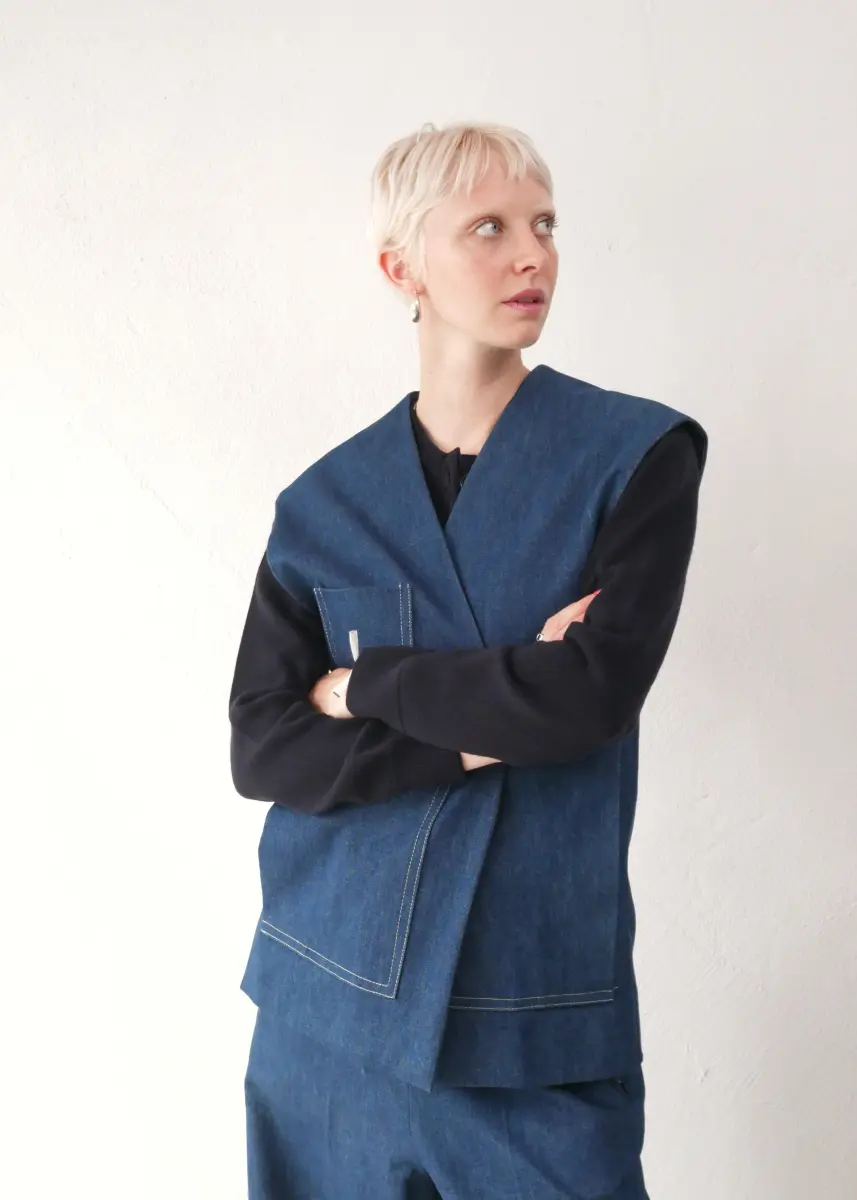 Claudia Bertini - Jeans Vest denim
