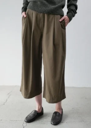 Margaret Howell - MHL Pleated Culotte khaki