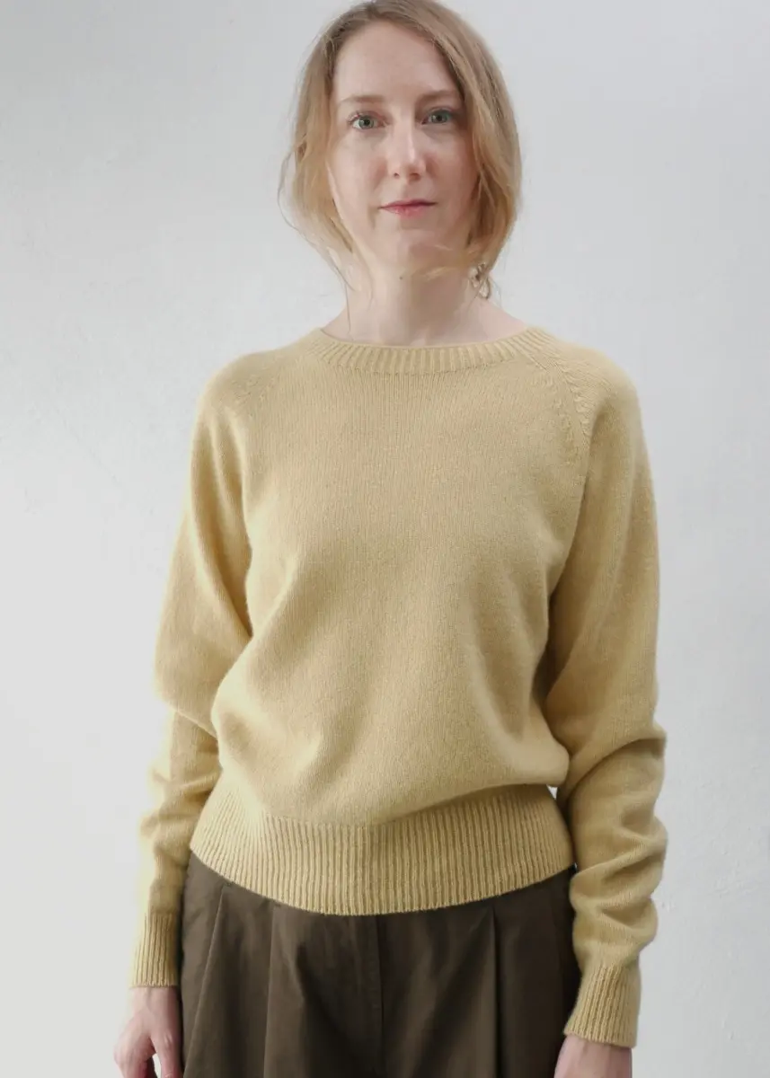Margaret Howell - Crew Neck Sweater chamomile