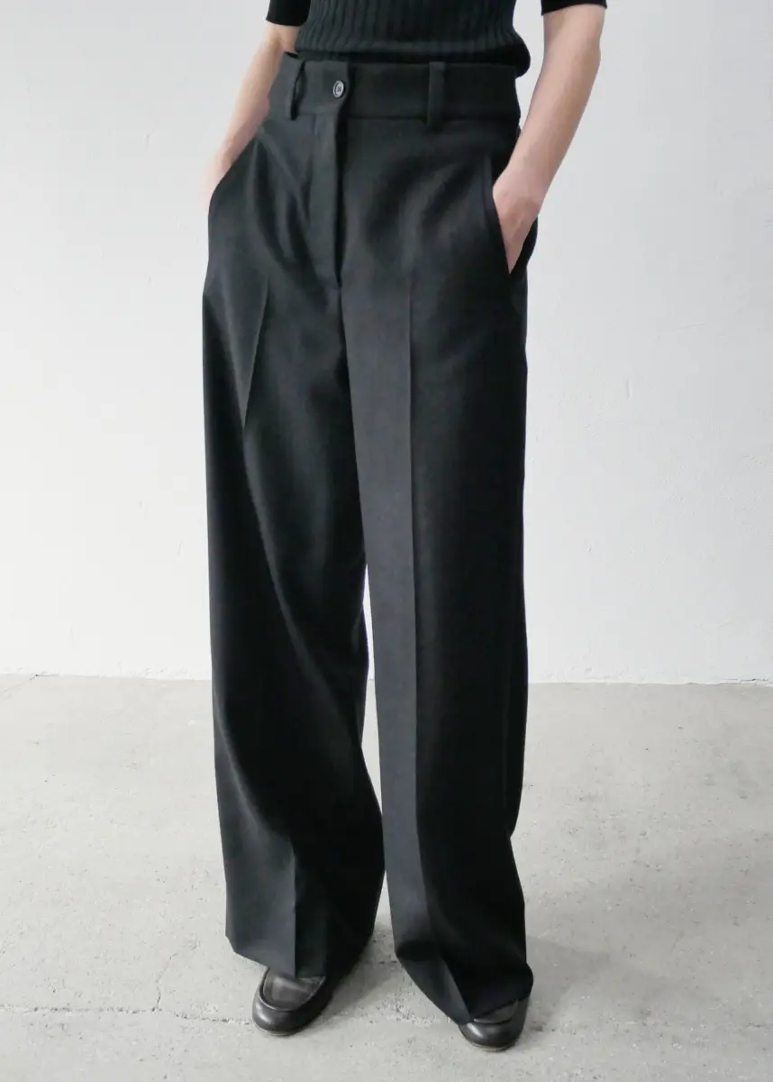 Margaret Howell - Cinch Pants black/charcoal