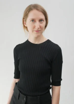 Margaret Howell - Ribbed T-Shirt black