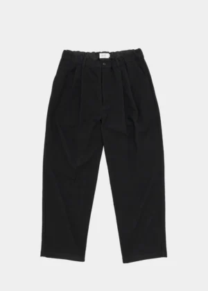 Still by Hand - Deep Tuck Pants black
