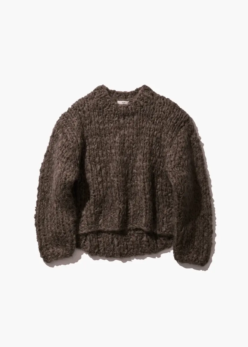 Aton - Hand Knit Sweater brown