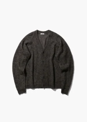 Aton - V-Neck Cardigan brown