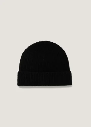 Sunspel - Ribbed Hat black