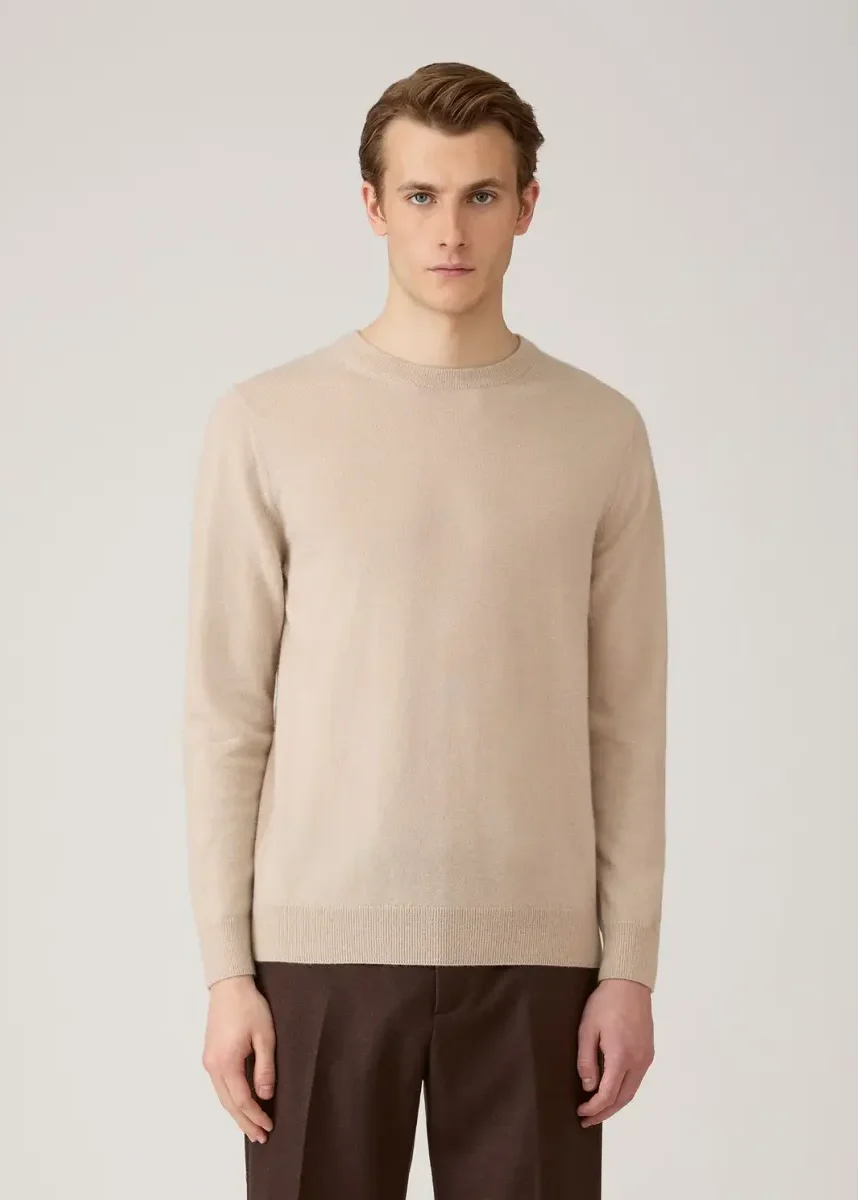 Sunspel - Crew Neck Sweater swan