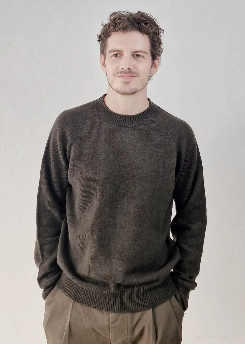 Margaret Howell - MHL Crew Neck Sweater dark olive