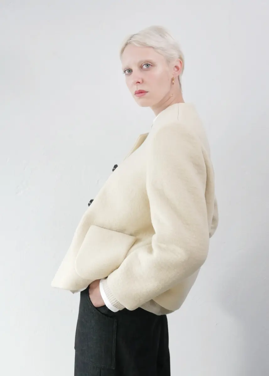 Claudia Bertini - Jacket Bergamo crema