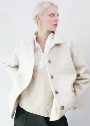Claudia Bertini - Jacket Cuore LAB crema