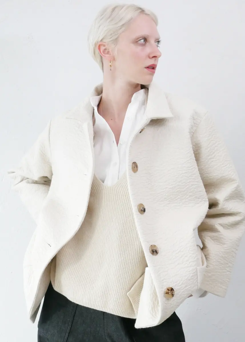 Claudia Bertini - Jacket Cuore LAB crema