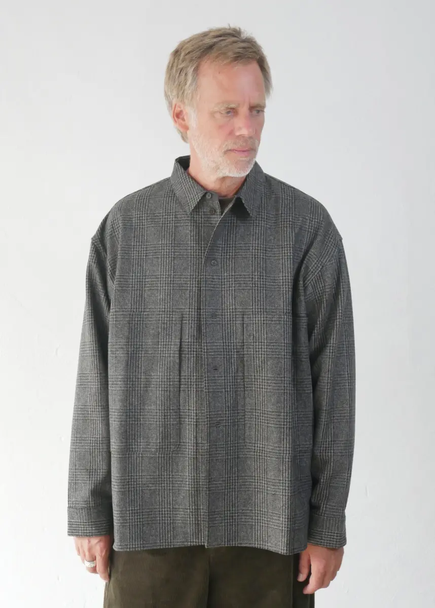 Polyploid - Shirt Jacket B charcoal