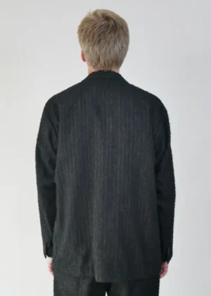 Polyploid - Tailored Jacket C black stripe