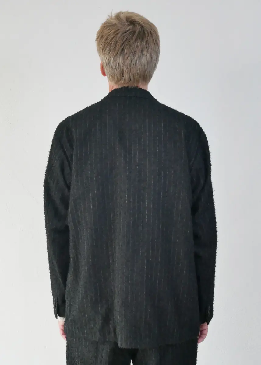 Polyploid - Tailored Jacket C black stripe
