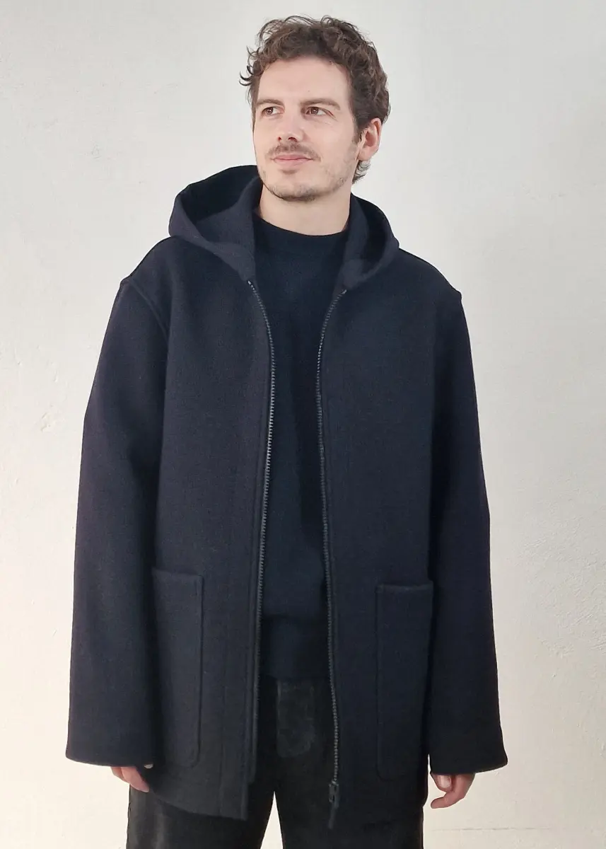 Margaret Howell - MHL Duffle Coat dark navy