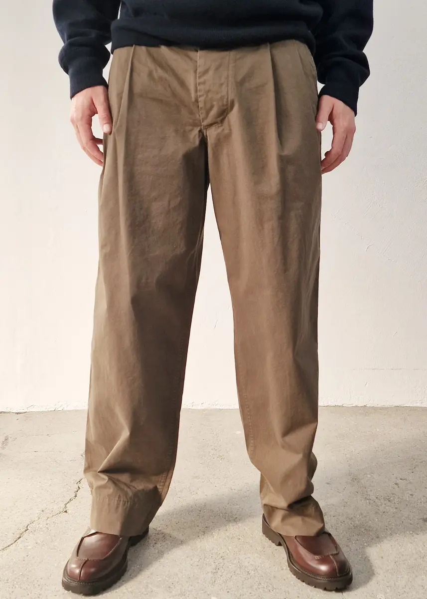 Margaret Howell - MHL Pleated Pants khaki