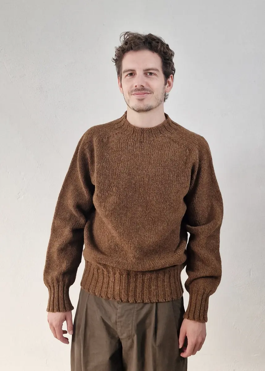 Margaret Howell - MHL Chunky Sweater cinnamon