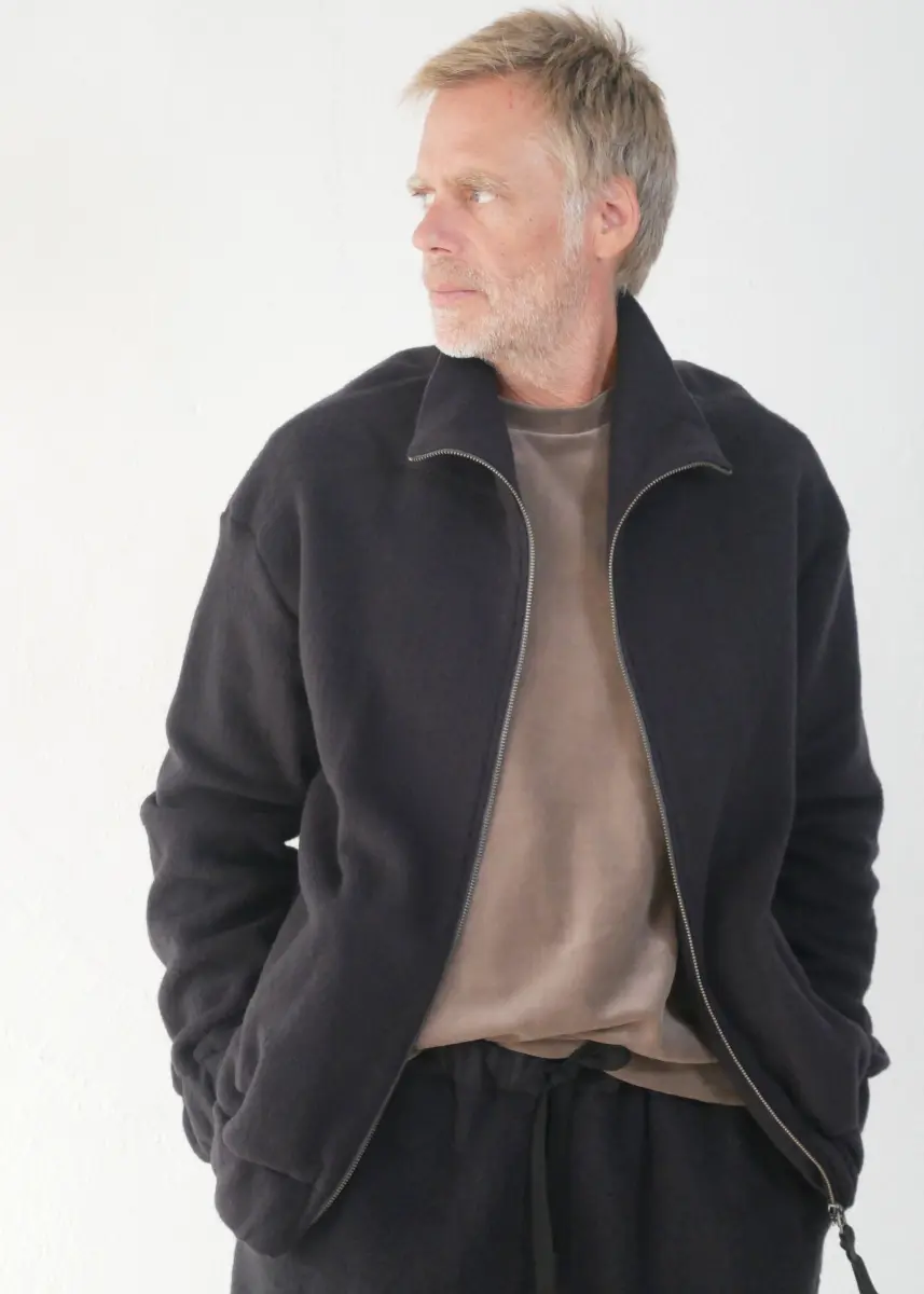 Polyploid - Knit Jacket B dark navy