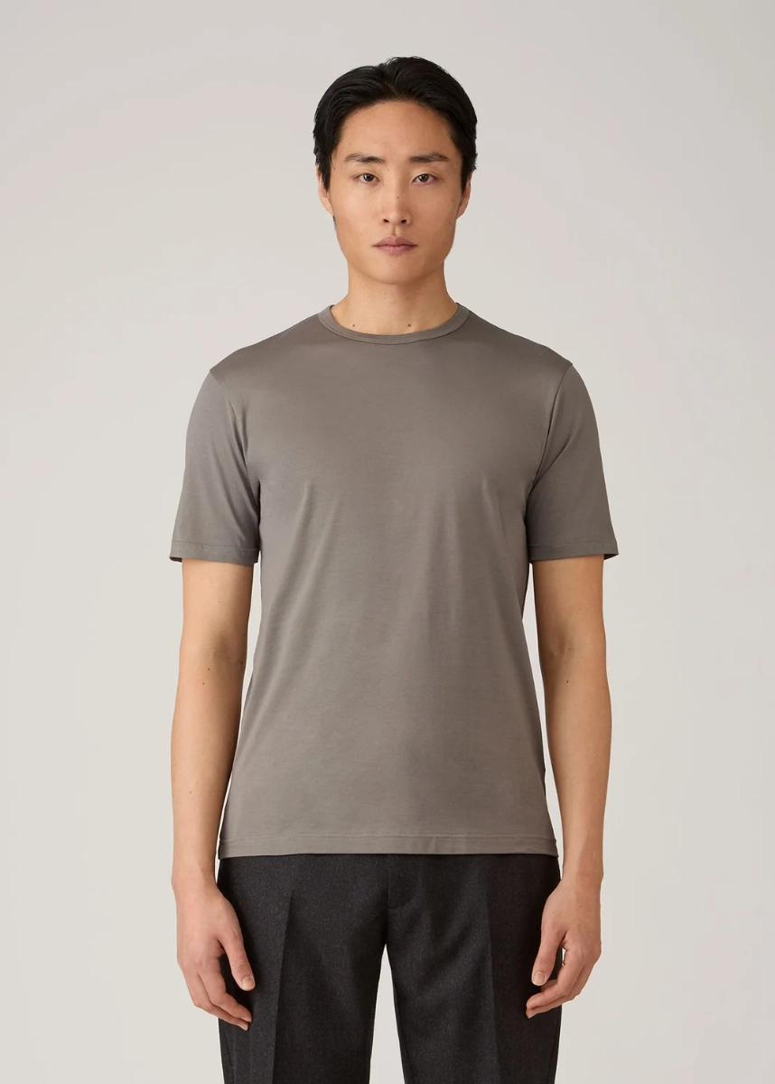 Sunspel - T-Shirt smoke