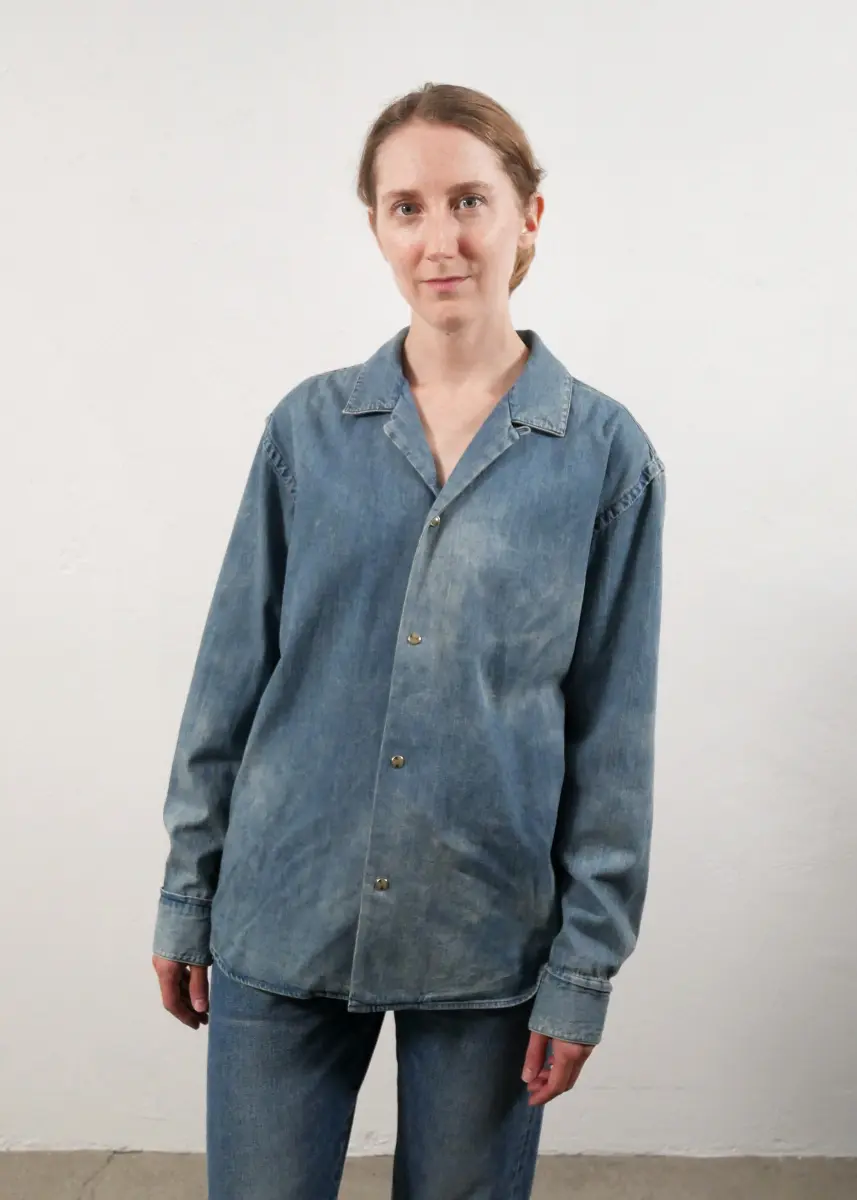 Tanaka - Shirt dusty blue