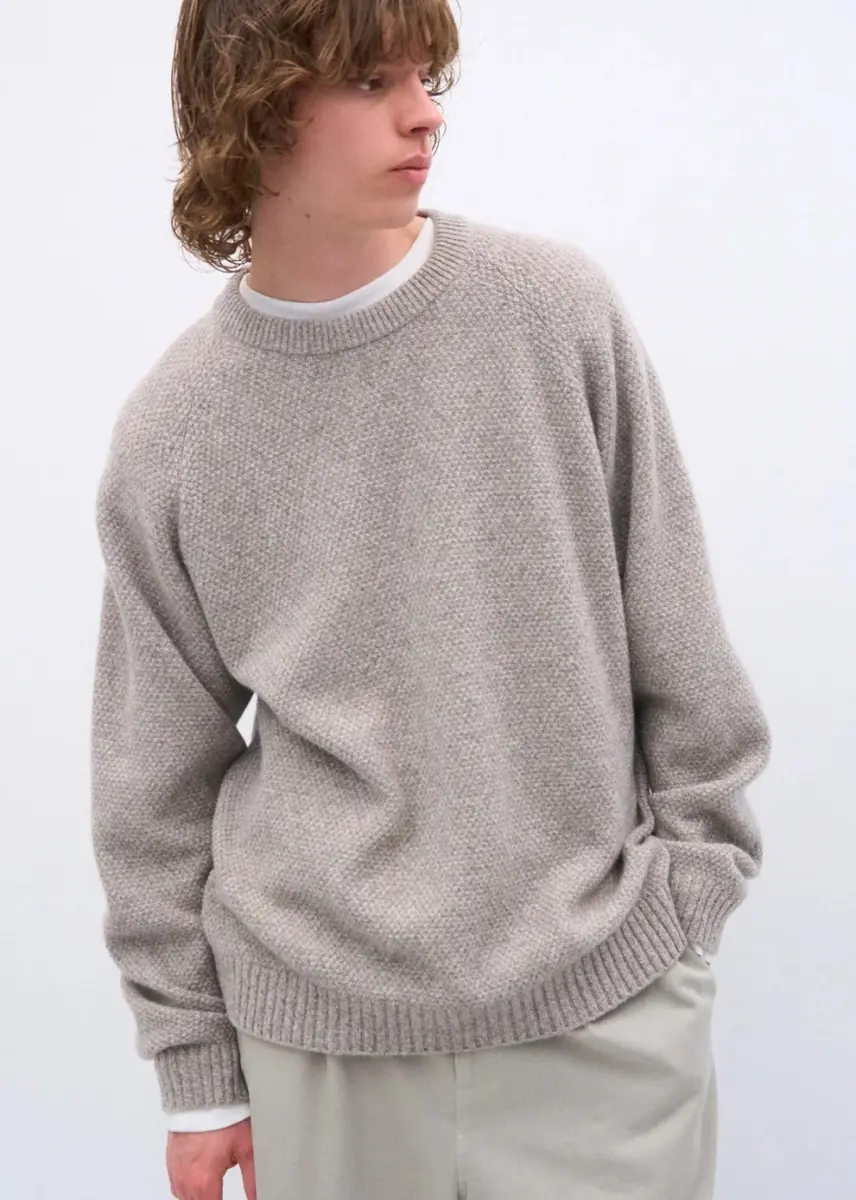 Aton - Crewneck Sweater beige