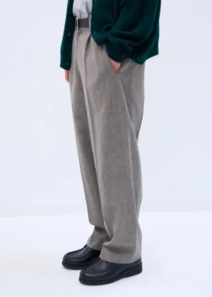 Aton - Tweed Pants beige