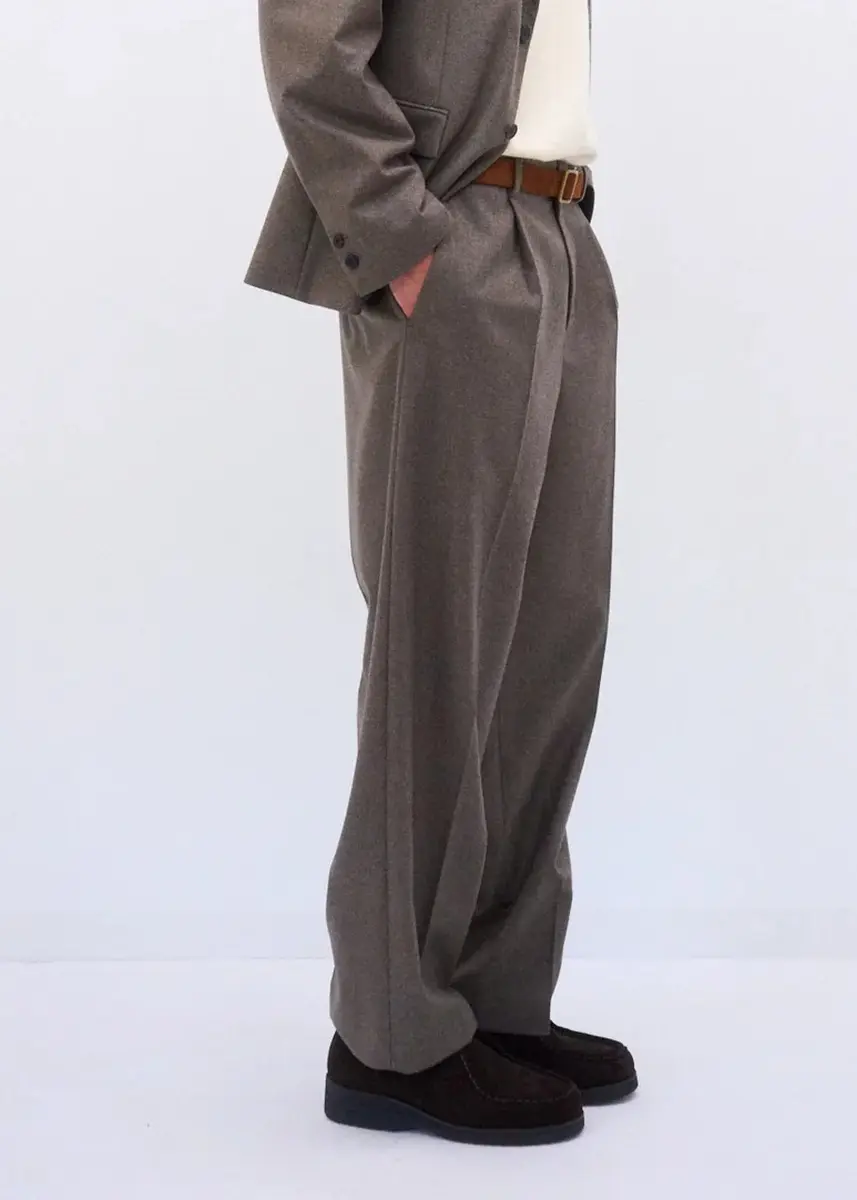 Aton - Flannel Pants mocha