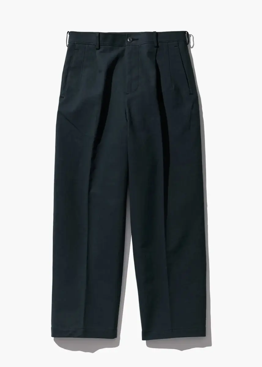 Aton - Loose Fit Pants navy