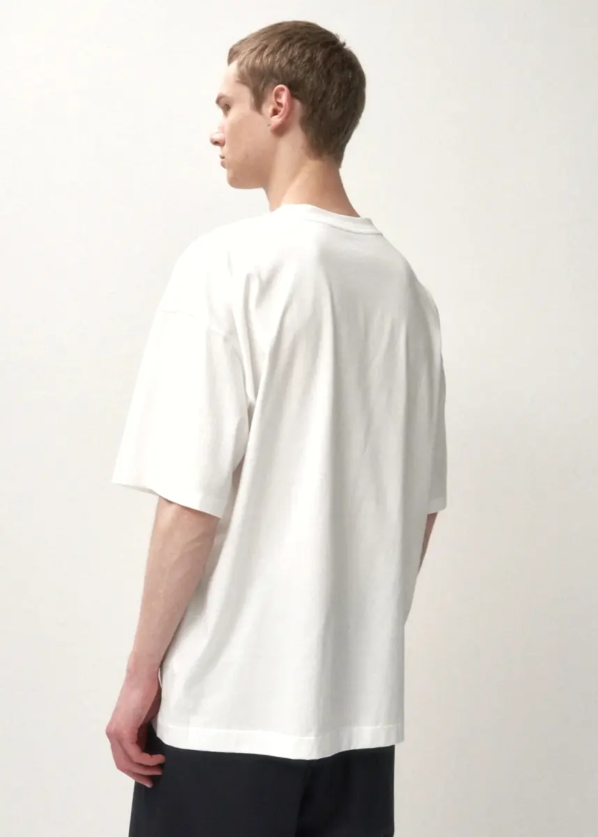 Aton - Oversized T-Shirt white
