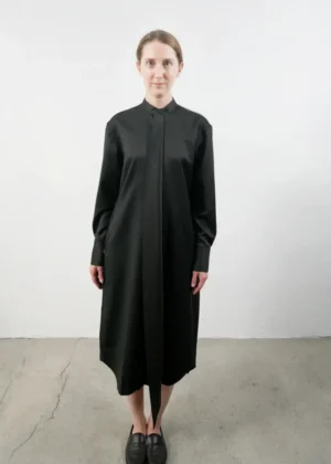 Bare - Panel Shirt Dress green